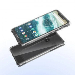 ETUI ANTI-SHOCK NA TELEFON MOTOROLA MOTO ONE TRANSPARENT