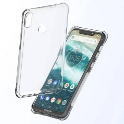 ETUI ANTI-SHOCK NA TELEFON MOTOROLA MOTO ONE TRANSPARENT