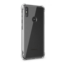 ETUI ANTI-SHOCK NA TELEFON MOTOROLA MOTO ONE TRANSPARENT