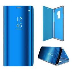 ETUI BOOK CLEAR VIEW NA TELEFON HUAWEI Y7 2019 / Y7 PRO 2019 NIEBIESKI