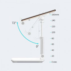 UCHWYT BIUROWY STAND PODSTAWKA STOJAK REGULOWANY NA TELEFON BIAŁY