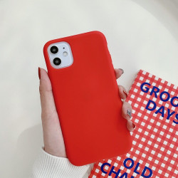 ETUI GUMA SMOOTH NA TELEFON XIAOMI REDMI 7 CZERWONY