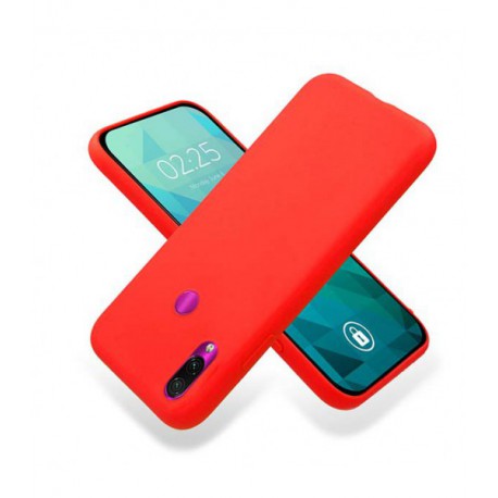 ETUI GUMA SMOOTH NA TELEFON XIAOMI REDMI NOTE 7 CZERWONY