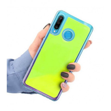 ETUI LIQUID NEON NA TELEFON HUAWEI P30 LITE ZIELONY