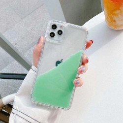 ETUI LIQUID FLUID NA TELEFON APPLE IPHONE 6 / 6S ZIELONY