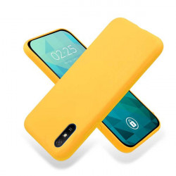 ETUI GUMA SMOOTH NA TELEFON XIAOMI REDMI 9A / REDMI 9 AT POMARAŃCZOWY