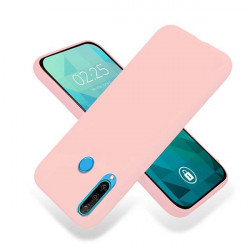 ETUI GUMA SMOOTH NA TELEFON HUAWEI P30 LITE PUDROWY RÓŻ