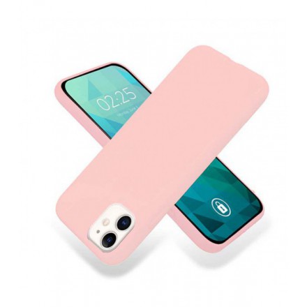 ETUI GUMA SMOOTH NA TELEFON APPLE IPHONE 11 PUDROWY RÓŻ