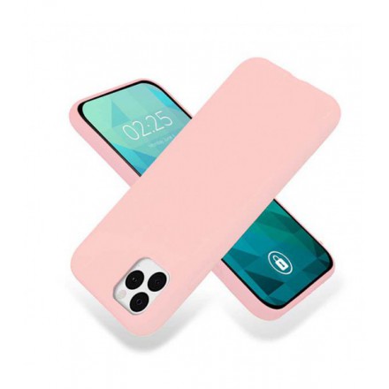 ETUI GUMA SMOOTH NA TELEFON APPLE IPHONE 11 PRO PUDROWY RÓŻ