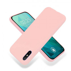 ETUI GUMA SMOOTH NA TELEFON XIAOMI REDMI 9A / REDMI 9 AT PUDROWY RÓŻ