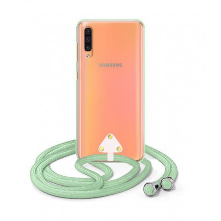 ETUI SUMMER CROSSBODY NA TELEFON SAMSUNG GALAXY A50 MIĘTOWY