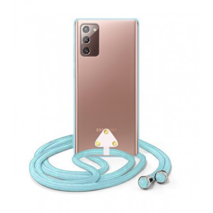 ETUI SUMMER CROSSBODY NA TELEFON SAMSUNG GALAXY NOTE 20 NIEBIESKI