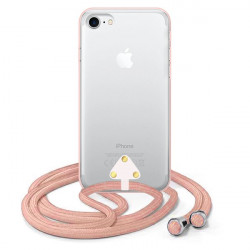 ETUI SUMMER CROSSBODY NA TELEFON APPLE IPHONE 7 / 8 RÓŻOWY