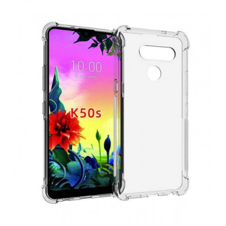 ETUI ANTI-SHOCK NA TELEFON LG K50S TRANSPARENT