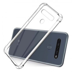 ETUI ANTI-SHOCK NA TELEFON LG K61 TRANSPARENT