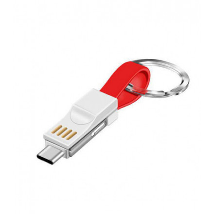 PRZEJŚCIE USB TYP C / LIGHTNING BIAŁY