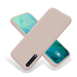 ETUI GUMA SMOOTH NA TELEFON  SAMSUNG GALAXY A50 / A30s / A50s CIEMNY RÓŻ